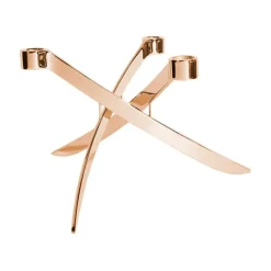 Uyuni Lightarch kynttilänjalka 3-haarainen, Ruusukulta