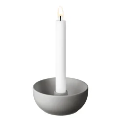 Valley kynttilänjalka Ø12 cm, Harmaa