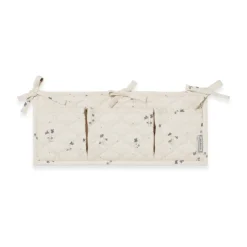 Viola Satin tikattu sängyn tasku, 18x43 cm