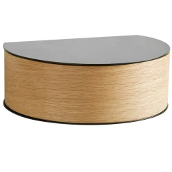 Wallie hylly, musta, tammi