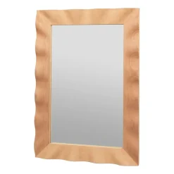 Wavy peili 70 x 100 cm, Natural brown