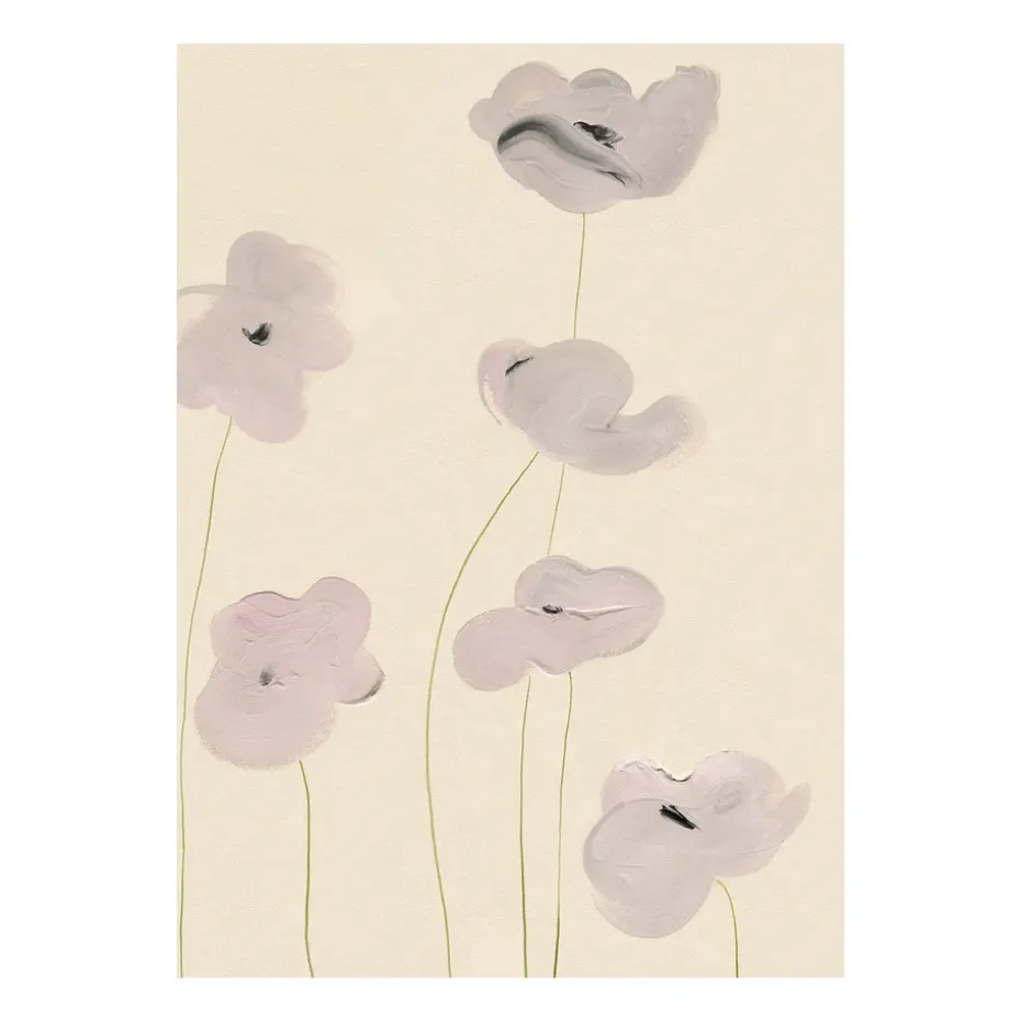 White Unikko -juliste, 30 x 40 cm